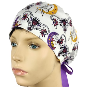 Uterus surgery cap women, gynecology scrub hat, surgical cap euro style