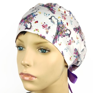 scrub cap gyn, surgical cap for women, gynecology nurse cap