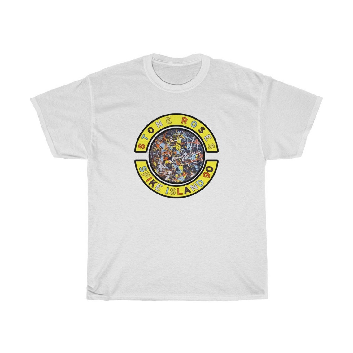 stone roses spike island t shirt