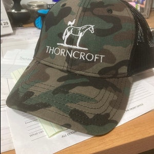 Thorncroft Equestrian Canter Snapback Hat in Red, White and Blue image 3