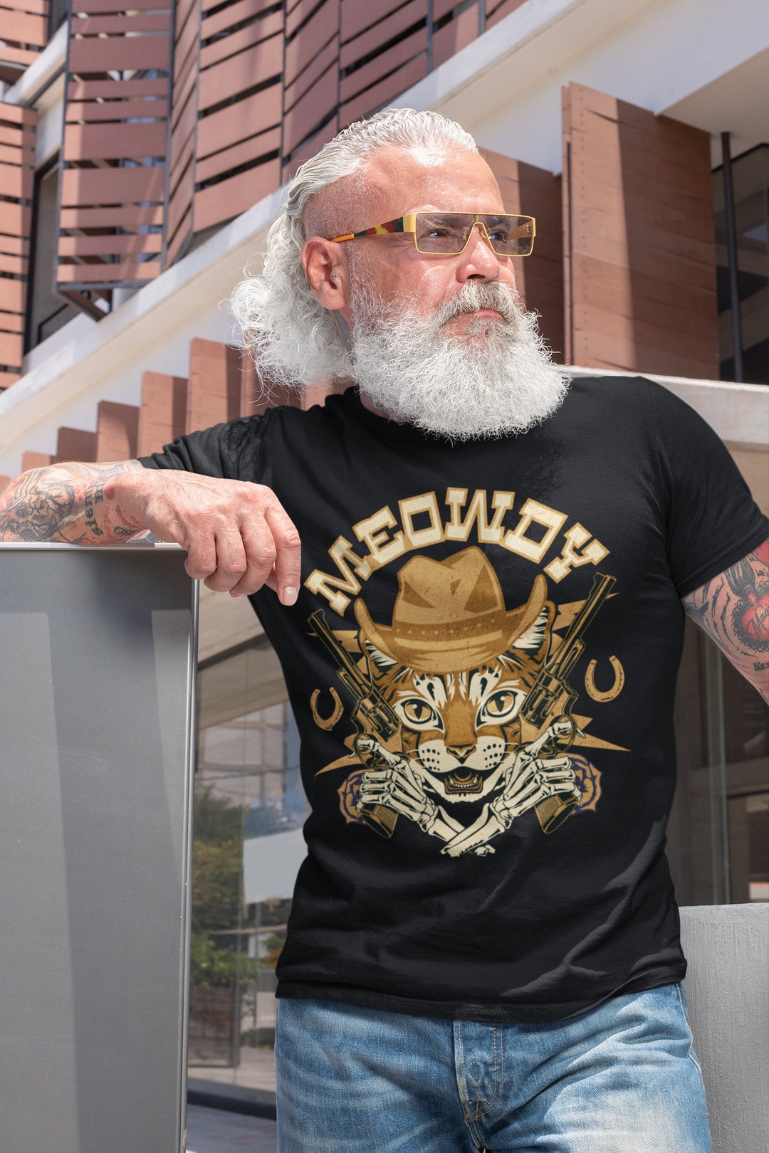 Meowdy Cat Tshirt Funny Shirt Funny Cat Shirt Meowdy Shirt - Etsy