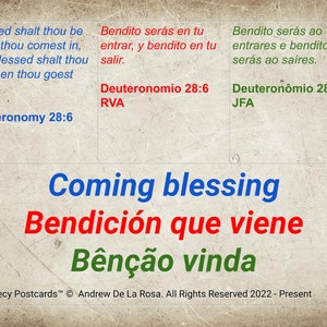 Prophecy Postcards