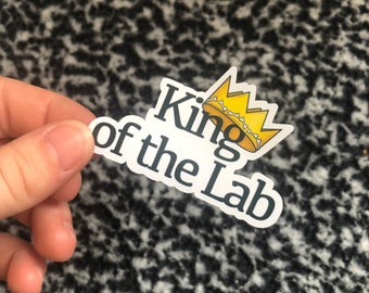 Bones 'King of the Lab' Sticker