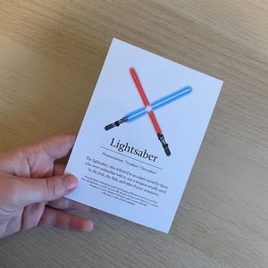 Lightsaber Art Print