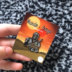 Mando & Grogu Enamel Pin