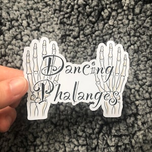 Bones 'Tanzende Phalangen' Sticker