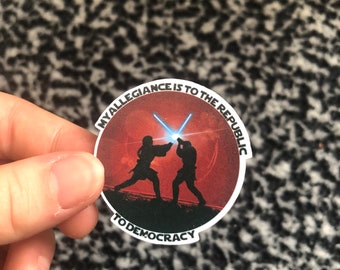 Sticker citation Mustafar