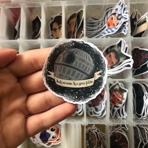 Death Star Zitat Sticker