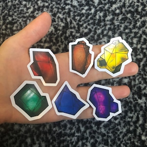 Infinity Stones Sticker Set of 6