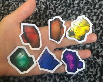 Infinity Stones Sticker Set of 6