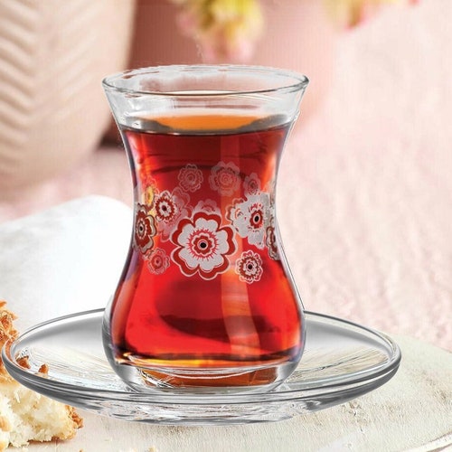 Handmade Turkish Tea Set Turkish Tea Cups and Saucers Tea Etsy