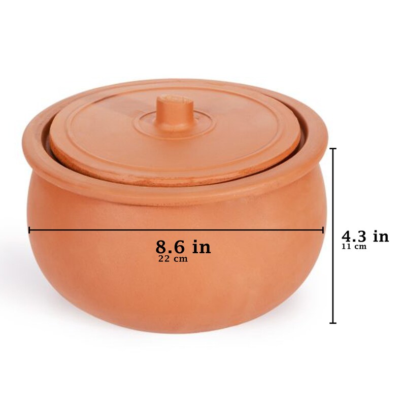 Cooking Casserole Dish Clay Pot with Lid Earthenware Clay Etsy