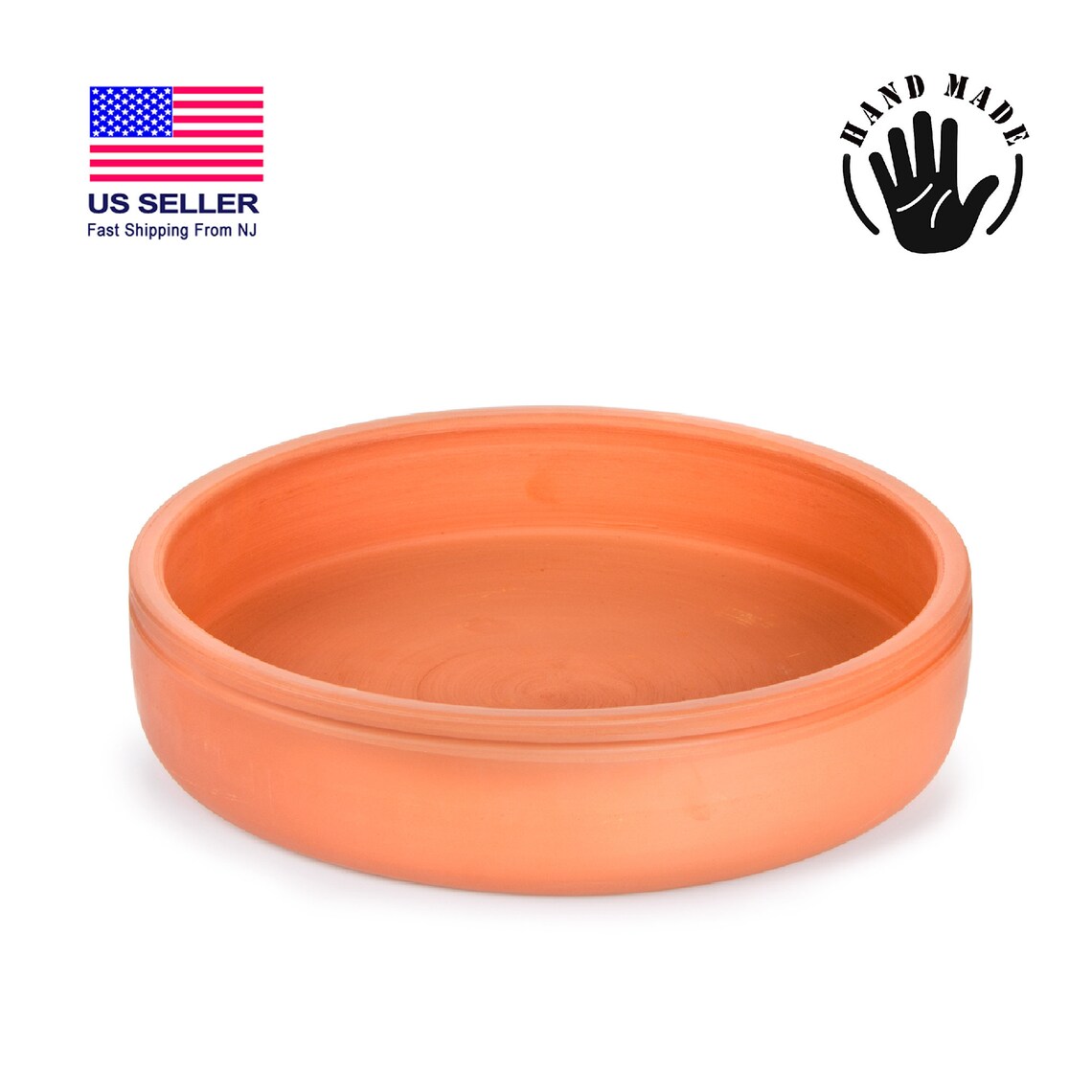 Handmade Clay Pan For Cooking Meat Terracotta Cazuela Dish Etsy