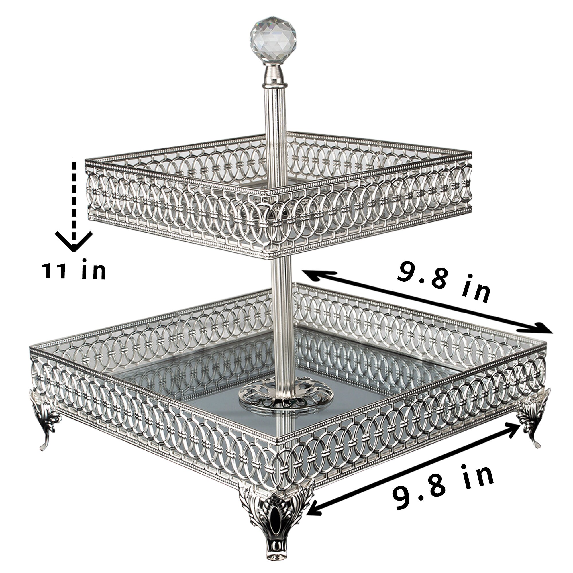 Handmade Serving Platter Square Perfume Holder Tray Fancy Etsy