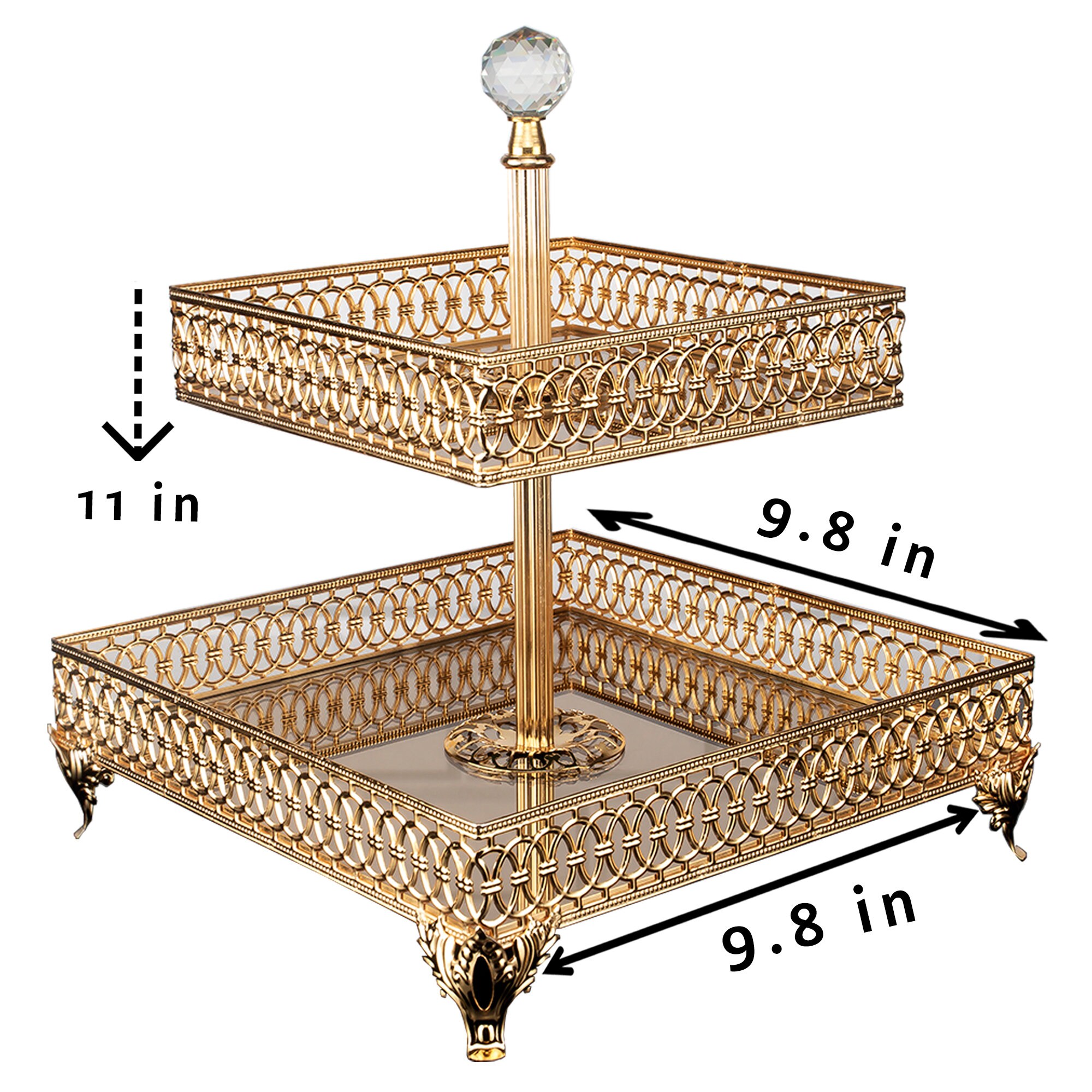 Handmade Serving Platter Square Perfume Holder Tray Fancy Etsy