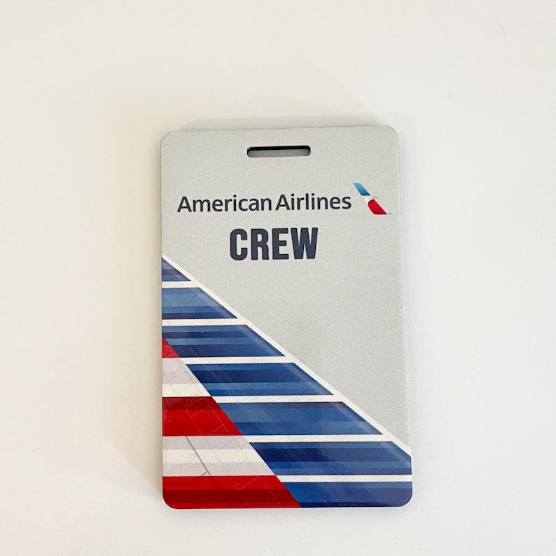2 Personalized American Airlines Luggage Bag Tags Etsy