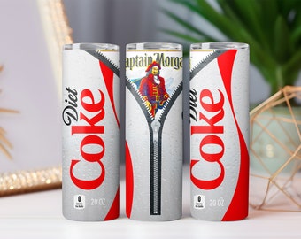 Captain Morgan and Diet Coke - 3 Styles To Choose From