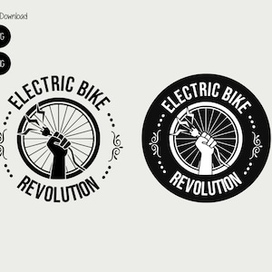 Ebike Revolution - SVG, PNG Digital File