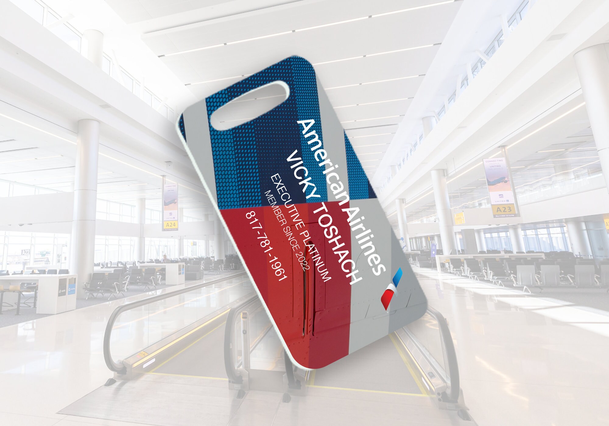2 American Airlines Luggage Bag Tags - Etsy