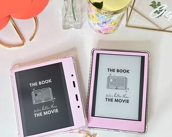 KINDLE LOCKSCREEN The Book Was Better Than The Movie (digital product) light and dark mode