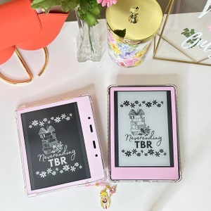 KINDLE LOCKSCREEN Neverending TBR (digital product) light and dark mode