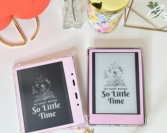 KINDLE LOCKSCREEN So Many Books So Little Time (digital product) light and dark mode
