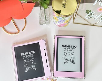 KINDLE LOCKSCREEN Enemies to Lovers (digital product) light and dark mode