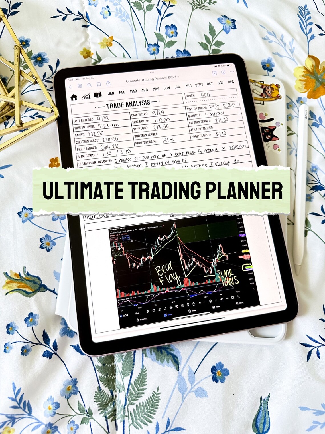 Ultimate Digital Trading Planner Digital Planner PDF - Etsy