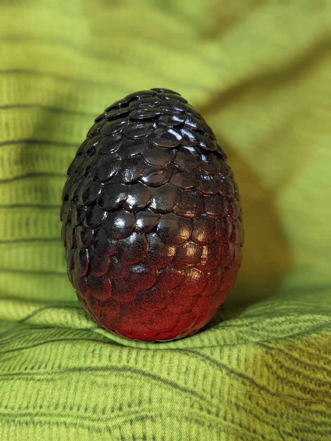 Large Unique Fire Crystal Wyvern Egg Etsy