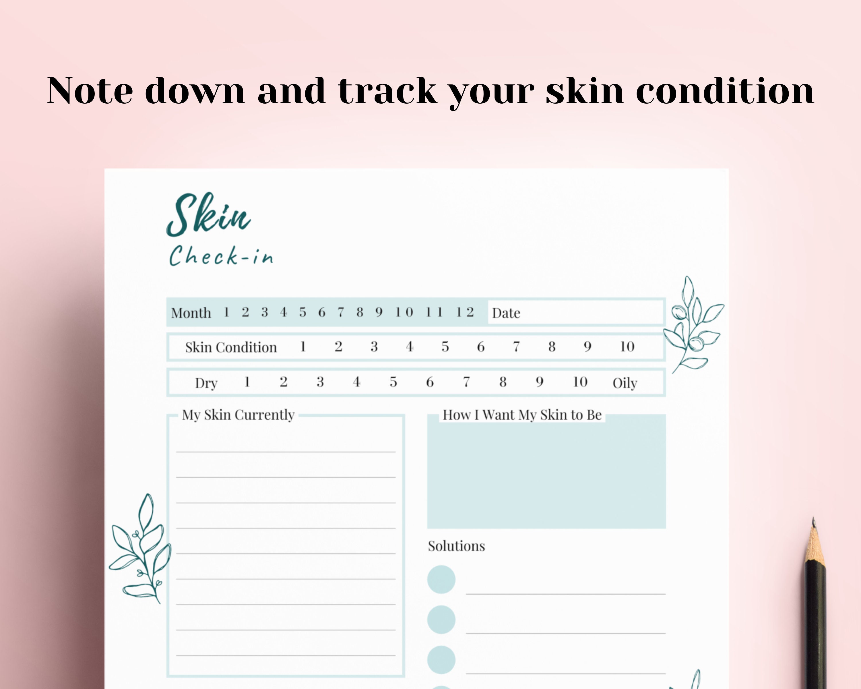 BEAUTY PLANNER, Beauty Routine Planner Printable, Skincare Tracker ...
