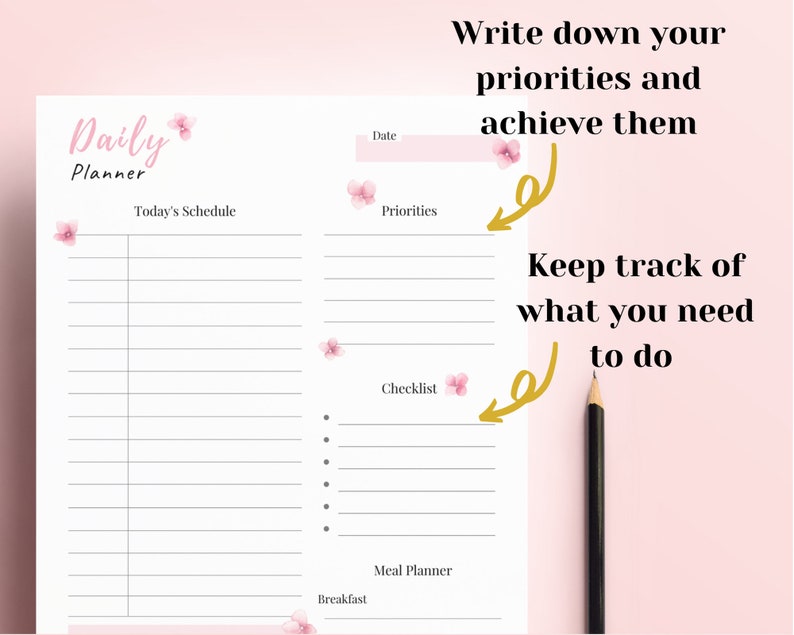 printable daily planner 2020 2021 hourly planner day etsy hourly planner 2020