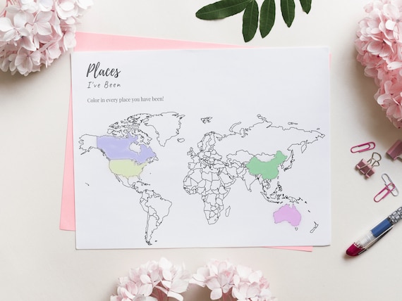 World Map Travel Planner