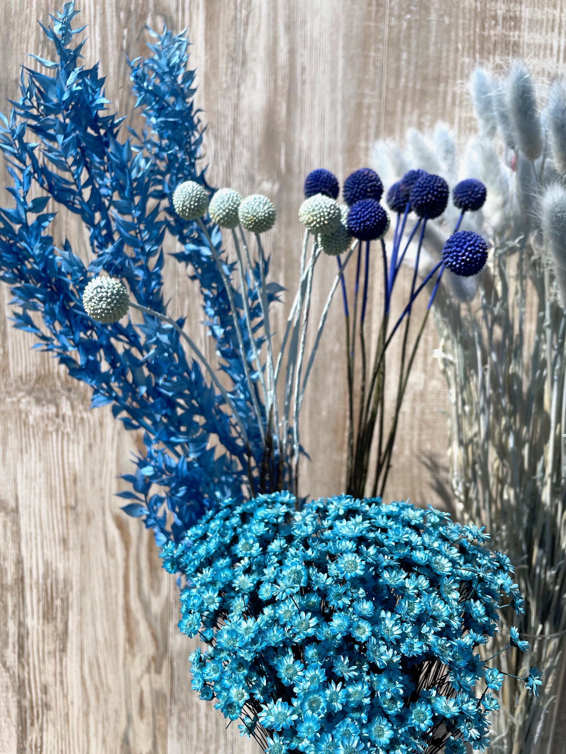 DIY Bastelset: Natürliche Trockenblumen In Blau – Perfekt Für Kränze, Epoxidharz, Deko & Mehr