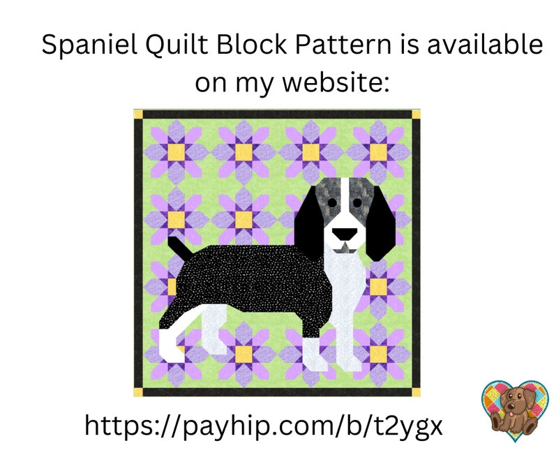 Husky Quilt Block Pattern Downloadable PDF Quilt Pattern Dog Quilt Design pdf Unique Animal Quilt Pattern Dog Quilt Block Pattern image 8