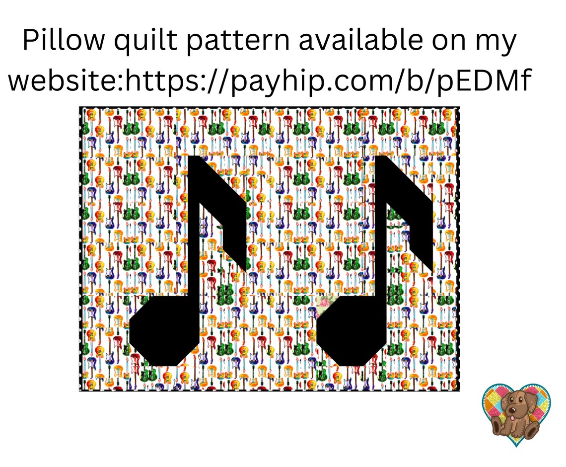 Violin Music Quilt Block Pattern Pdf Violin Quilt Pattern Pdf Violin
