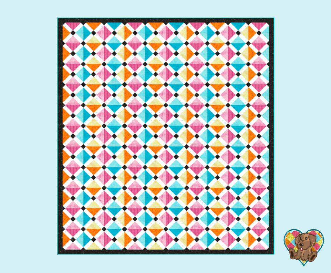 Lattice Quilt Block Pattern Pdf Lattice Quilt Pattern Etsy