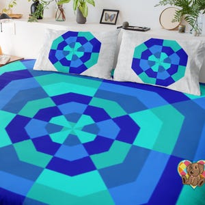 Ombre Octagon Quilt Pattern: Baby to King Sizes (PDF Download)