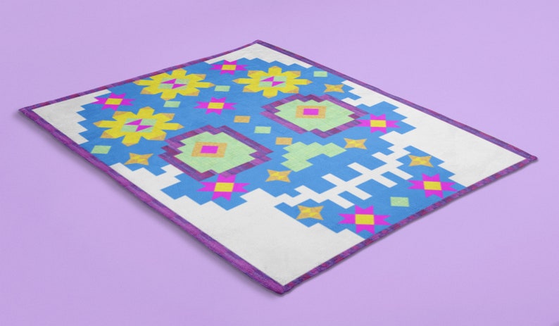 Sugar Skull Quilt Pattern Halloween Quilt Pattern Downloadable PDF