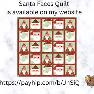 Snowflake Quilt Block Pattern Downloadable PDF Snowflake Quilt Pattern Beginner Quilt Design Christmas Quilt Pattern Snowflake Quilt image 9