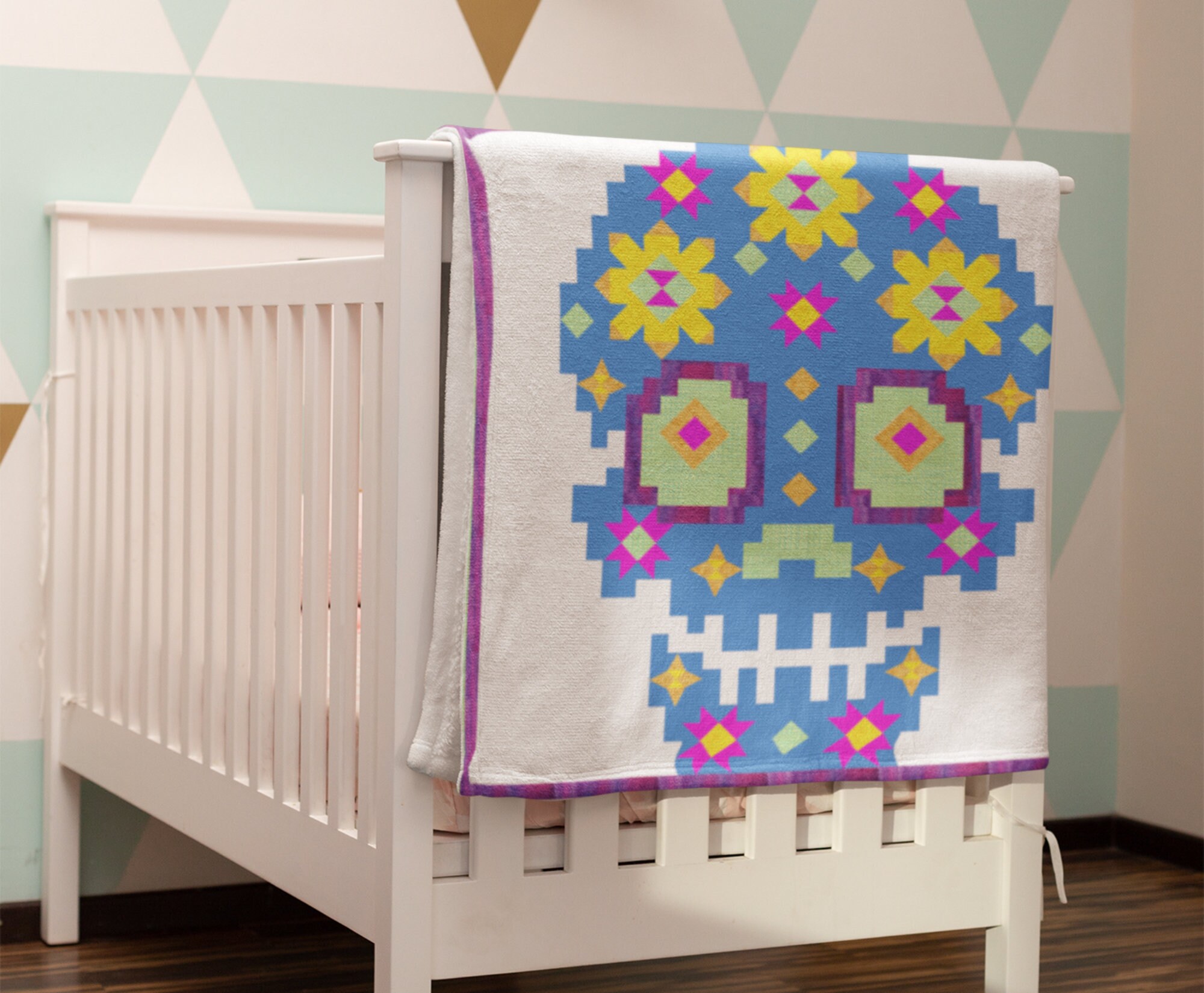 Sugar Skull Quilt Pattern Halloween Quilt Pattern Downloadable PDF
