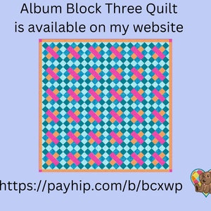 Card Trick Quilt Block Pattern Downloadable PDF Card Trick Quilt Pattern Quilt Design Fun Quilt Block Patterns DIY Home Deco image 6