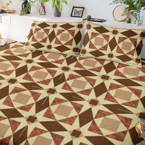 Waverly Quilt Block Pattern: Lap, Twin, Queen, King Sizes (PDF Download