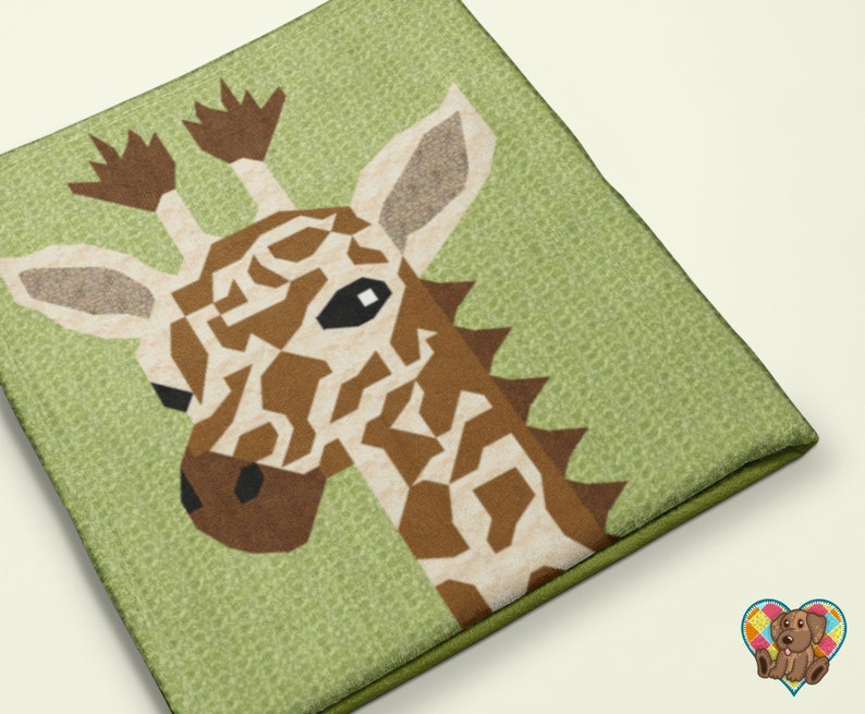 Giraffe Quilt Block Pattern Giraffe Quilt Pattern Etsy