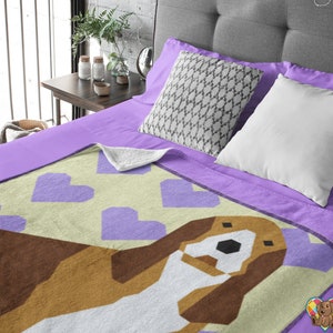 Basset Hound Quilt Pattern pdf | Basset Hound Downloadable PDF Quilt Pattern | Dog Quilt pdf| Unique Animal Quilt Pattern |Dog quilt pattern
