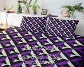 Purple Illusions Quilt Block PDF Pattern Downloadable PDF Purple Quilt Block Pattern Quilt Block Pattern Beginner PDF Quilt Pattern