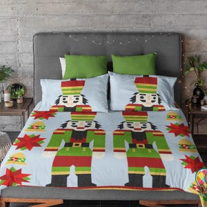 Nutcracker downloadable quilt pattern pdf | Christmas Nutcracker quilt pattern pdf | Christmas Nutcracker quilt pattern | Nutcracker Quilt
