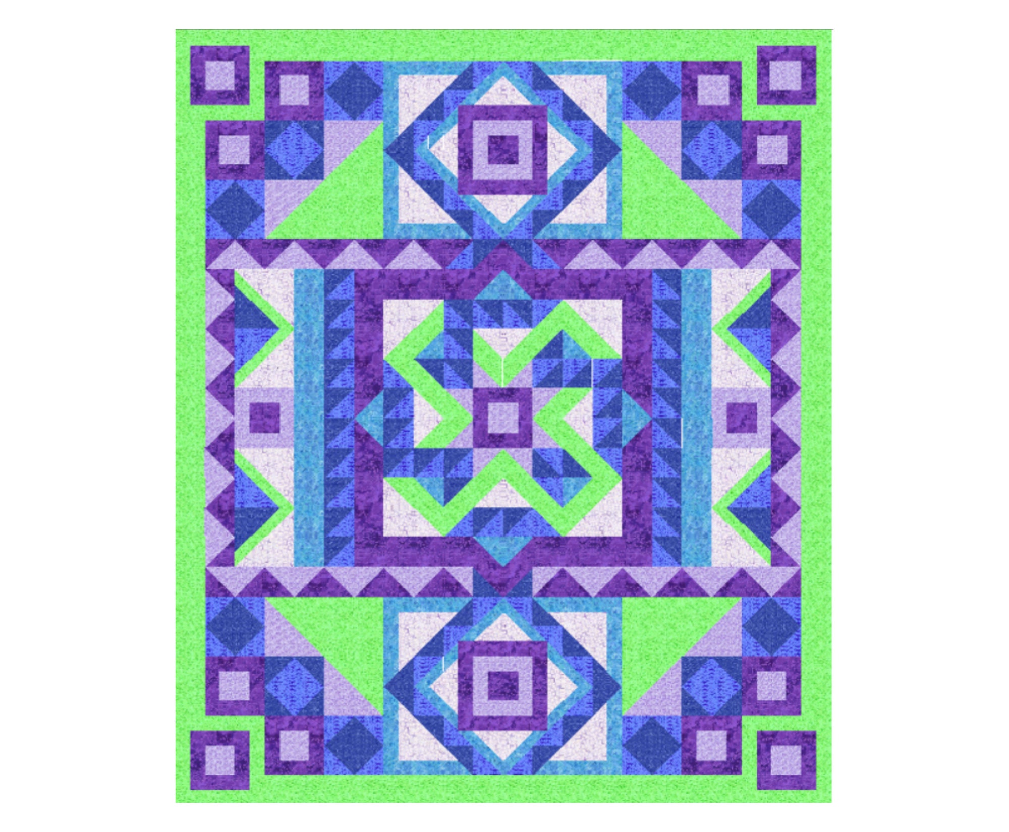 Serendipity Block Quilt Pattern Downloadable PDF Serendipity Etsy