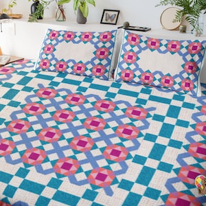Annapolis Quilt Pattern: Traditional Pieced Blocks (PDF Download)