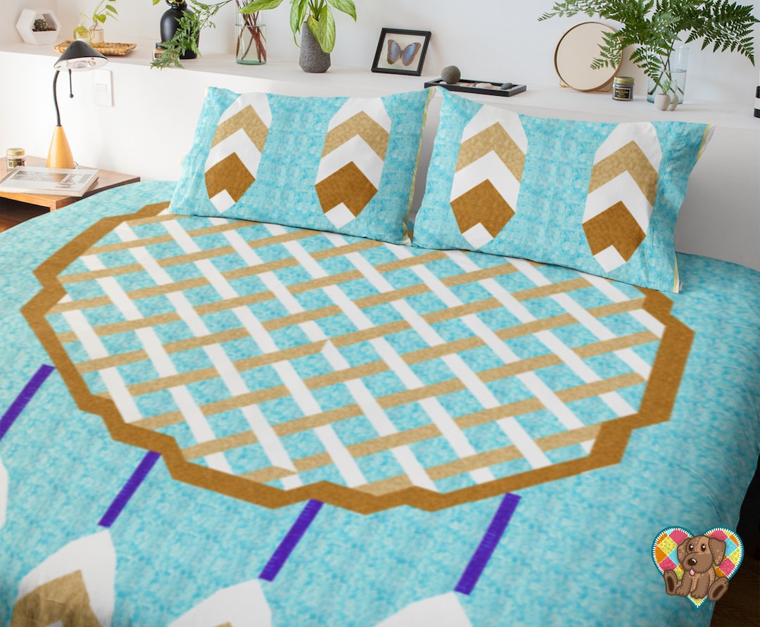 Dream Catcher Quilt Block Pattern Downloadable PDF Quilt Pattern