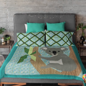 Koala Quilt Block Pattern: Australian Design (PDF Download)